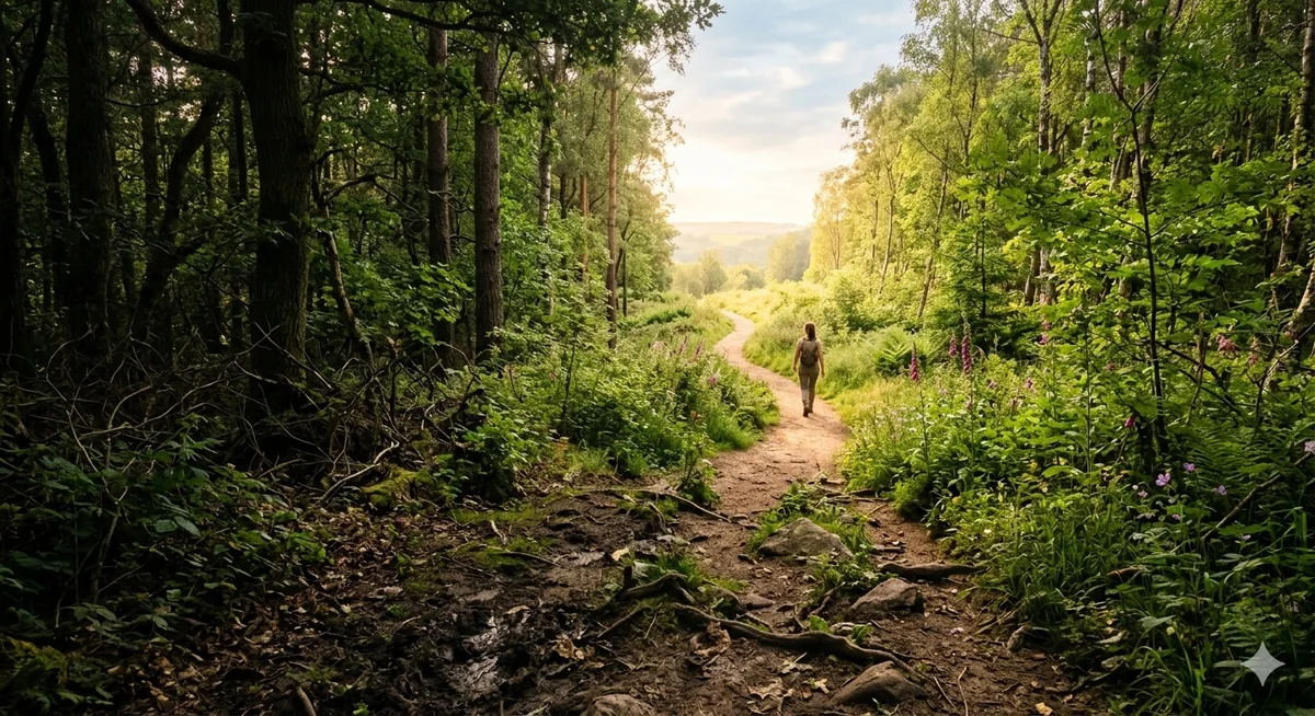 A healing path through the forest